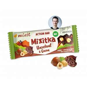Mixit Action BIO Mixitka Adama Ondry Lískový oříšek a kakao 34 g