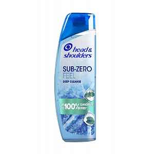 Head&Shoulders Deep Cleanse Sub-Zero Šampon proti lupům 300 ml