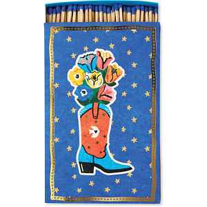 Paddywax Large Rectangle Matches Cowboy Boot zápalky 120 ks