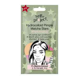 Selfie Project Náplasti na akné Matcha Stars 24 ks