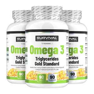 Survival Omega 3 Triglycerides Gold Standard 2+1 ZDARMA 2+1 ZDARMA