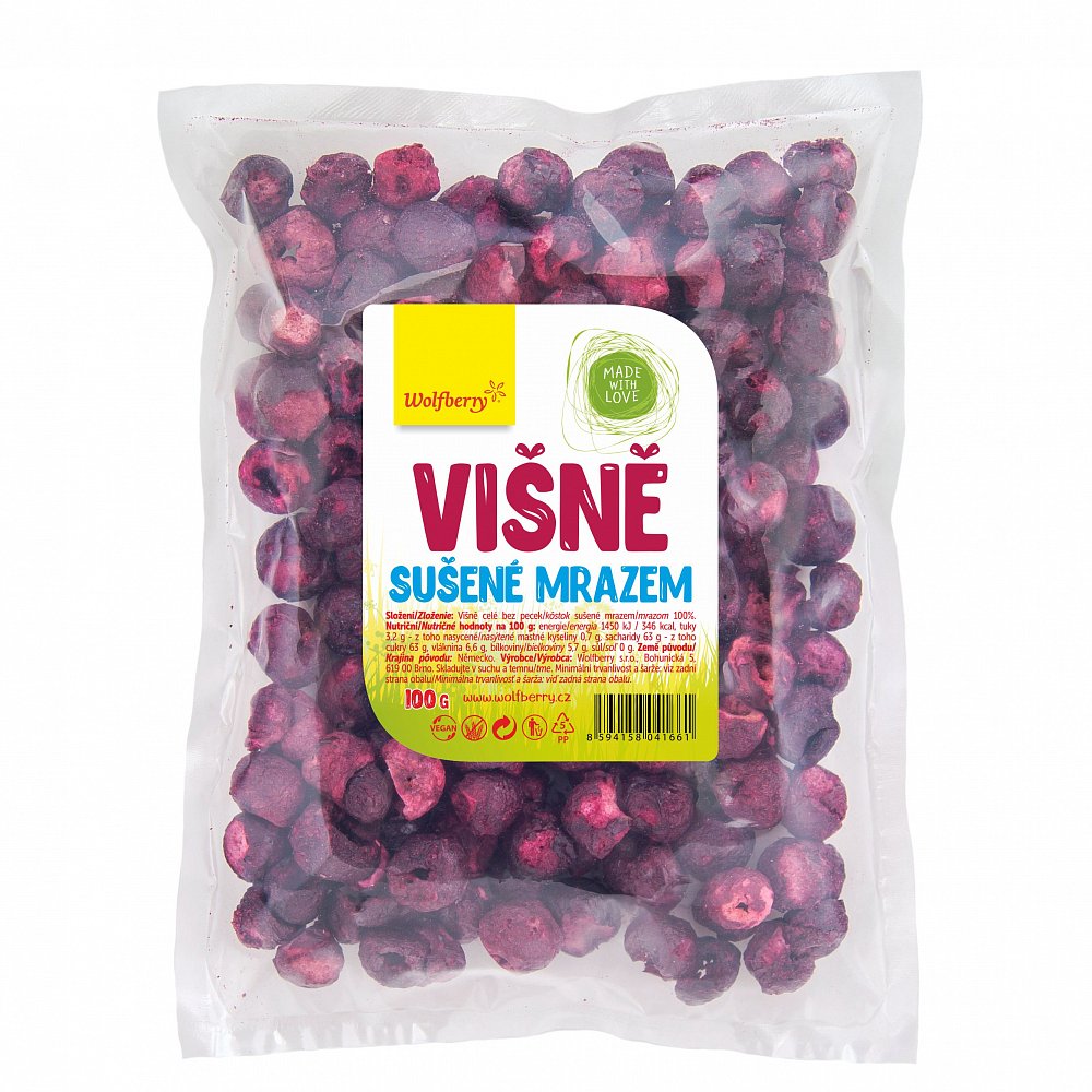 WOLFBERRY Višně lyofilizované 100 g