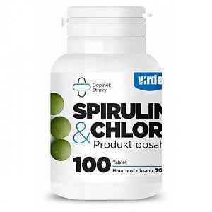 Spirulina Plus Chlorella tablety 100