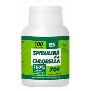 Spirulina Plus Chlorella tablety 100