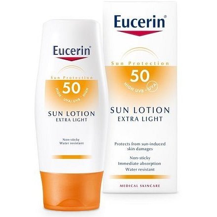 EUCERIN SUN Extra lehké mléko SPF50 150ml