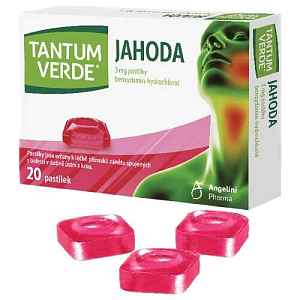 TANTUM VERDE JAHODA 3MG PAS 20