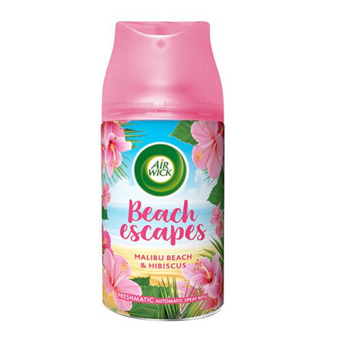 Air Wick Freshmatic náhradní náplň do osvěžovače vzduchu - Malibu pláž & ibišek  250 ml