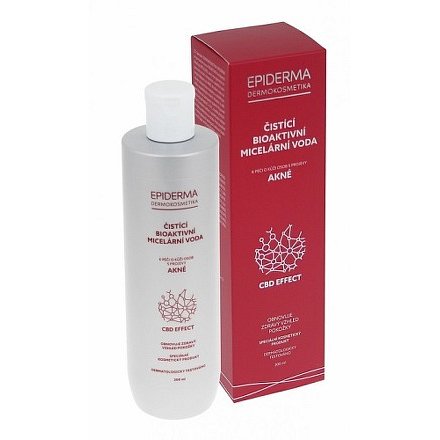 EPIDERMA bioaktivní CBD micel.voda při akné 300ml