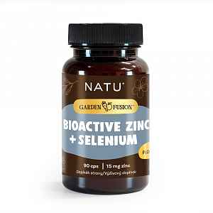 NATU Garden Fusion Bioaktivní zinek, selen a extrakt ze zeleného čaje 90 kapslí