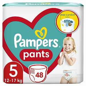 PAMPERS Pants 5, 48 ks (11-18 kg) JUMBO Pack - plenkové kalhotky