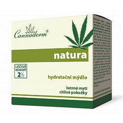 Cannaderm Natura Hydratační mýdlo pH 5.5 100 g