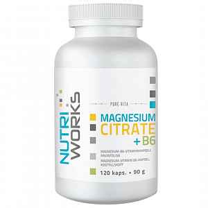 Magnesium Citrate + B6 - 120 kapslí