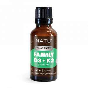 NATU Family Vitamin D3+K2 30 ml