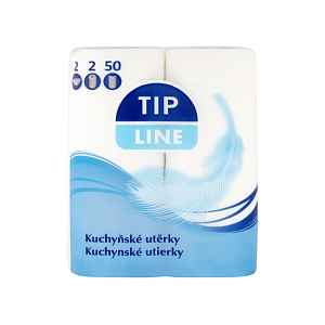 Tip Line kuchyňské utěrky 2-vrstvé 2 ks