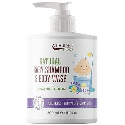 WoodenSpoon Dětský sprchový gel a šampon na vlasy 2v1 300ml