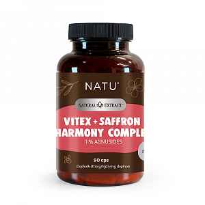 NATU Drmek extrakt se šafránem 90 kapslí