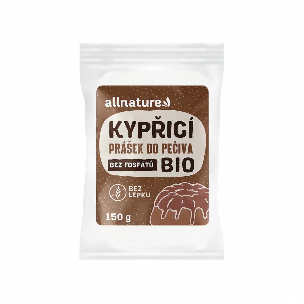 ALLNATURE Kypřící prášek do pečiva BIO 150 g