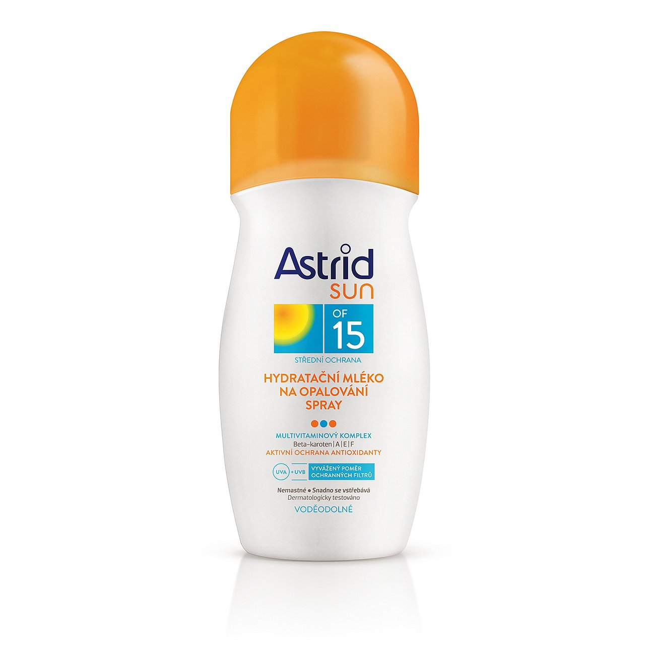 Astrid Sun hydratační mléko na opalování spray OF 15 200 ml