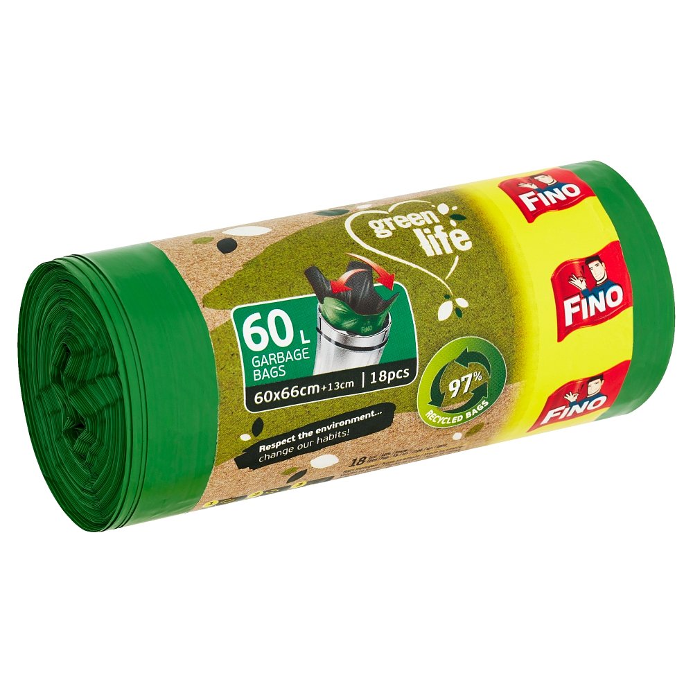 Fino Green Life odpadkové pytle 60 l  18 ks