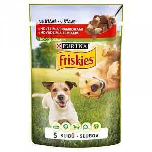 Friskies ADULT hovězí a brambory 100g