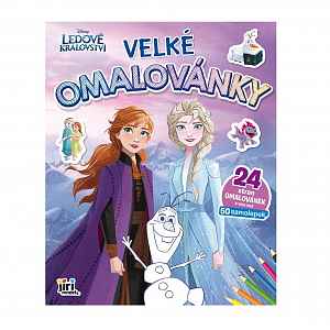 JIRI MODELS Velké omalovánky Ledové království 1 ks