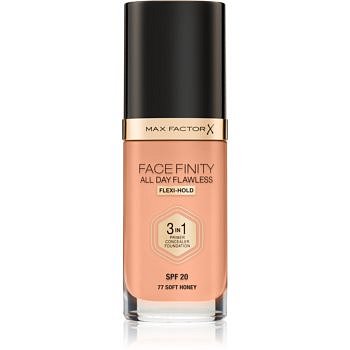 Max Factor Facefinity make-up 3 v 1 odstín 77 Soft Honey  30 ml