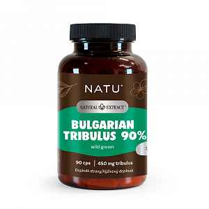 NATU Bulharský kotvičník (Tribulus) extrakt 90 % 90 kapslí