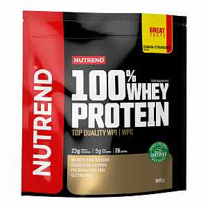 Nutrend 100% Whey Protein banana + strawberry 800 g