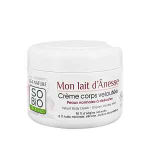 SO’BiO étic Tělový krém vyživující s oslím mlékem BIO 200 ml