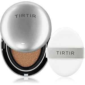 TIRTIR Mask Fit Aura Cushion hydratační make-up v houbičce pro rozjasnění pleti odstín 43N Deep Cocoa 18 g