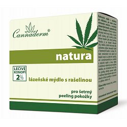 Cannaderm Natura lázeňské mýdlo 80 g