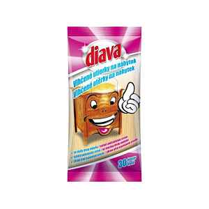Diava vlhčené utěrky na nábytek, 30 ks