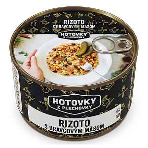 HOTOVKY Z PLECHOVKY Rizoto s vepřovým masem 3 porce