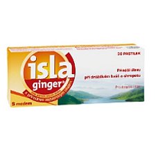 Isla Ginger tablety 30 bylinné pastilky