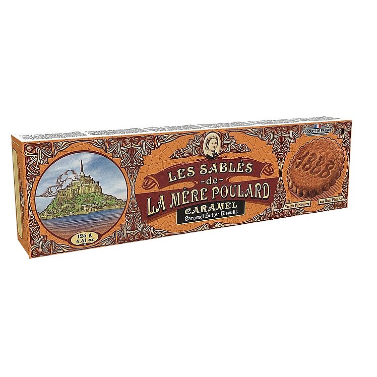 La Mére Poulard Etui Collector Sablés Caramel papír 125g