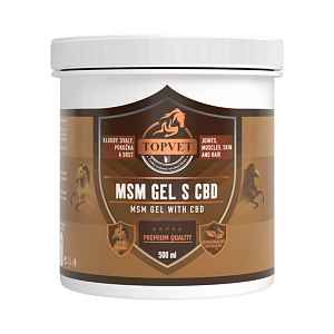 MSM gel s CBD – 500 ml – Green idea