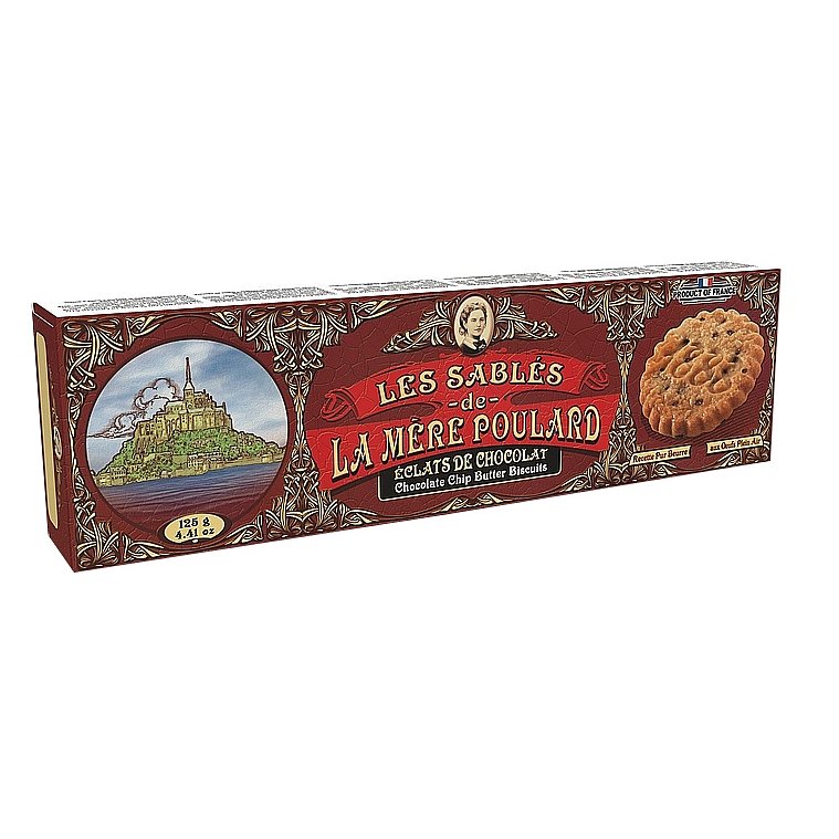 La Mére Poulard Chocolate chip butter biscuits papír 125g