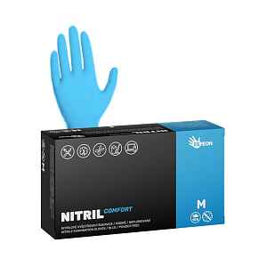 Nitrilové rukavice Espeon Nitril Comfort - 100 ks, modré, velikost M (100007)