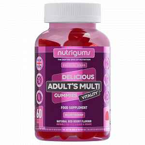 Nutrigums Adults Multi 60 želé - lesní ovoce