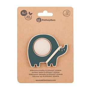 Petite&mars silikon Elephant Edwin Misty Green
