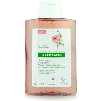 Klorane Peony šampon zklidňující citlivou pokožku hlavy 200 ml