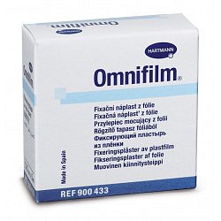 Omnifilm Náplast porézní fólie 1,25 cm x 5 m cívka 1 ks