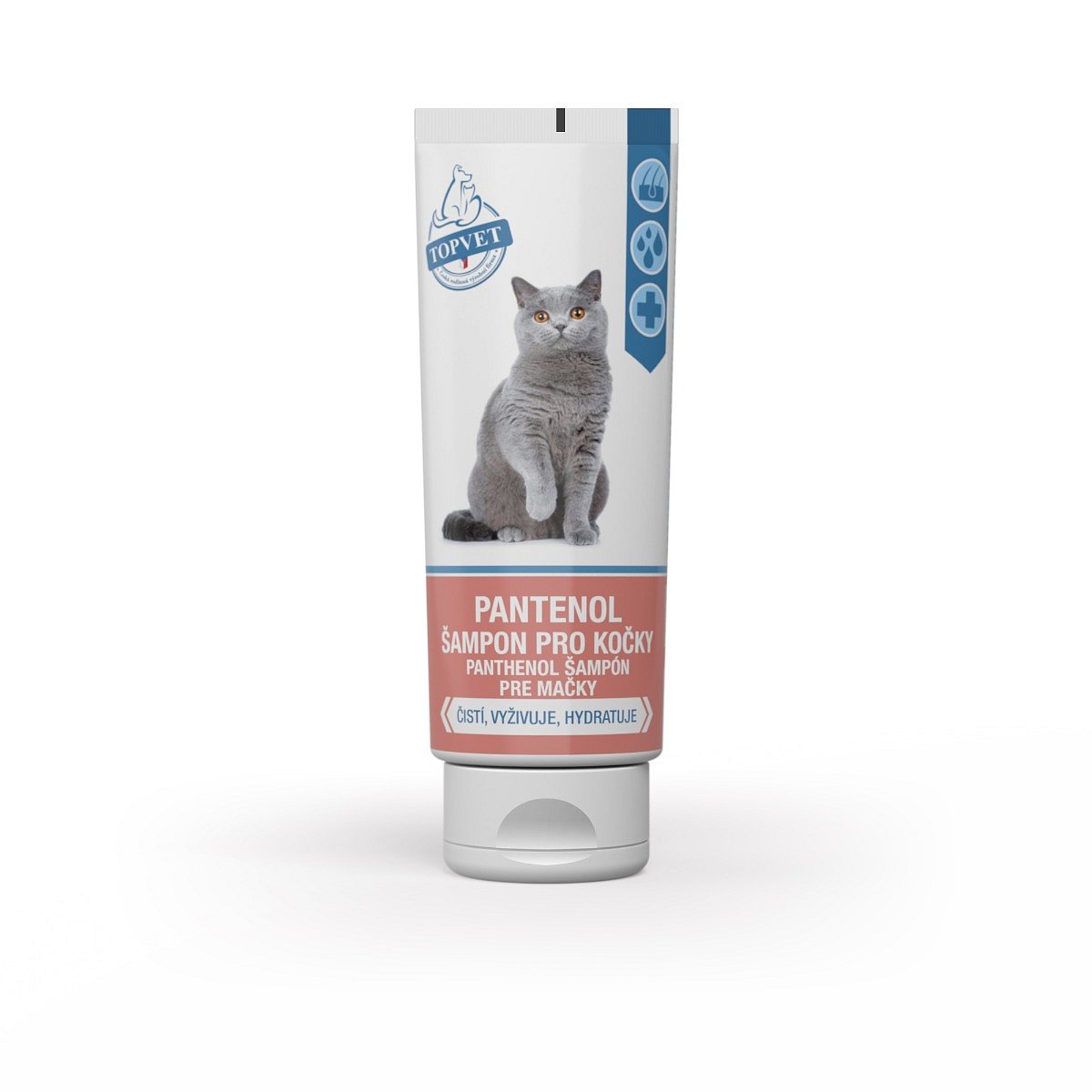 Topvet For Pets Pantenol šampon pro kočky 200 ml