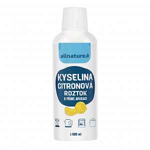 Allnature Kyselina citronová roztok 1000 ml