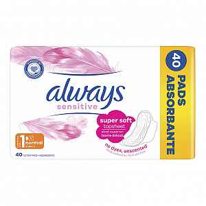 Always vložky Ultra Sensitive Normal Quatro 40ks
