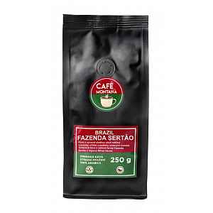 Café Montana Brazil Fazenda Sertao zrnková káva 250 g