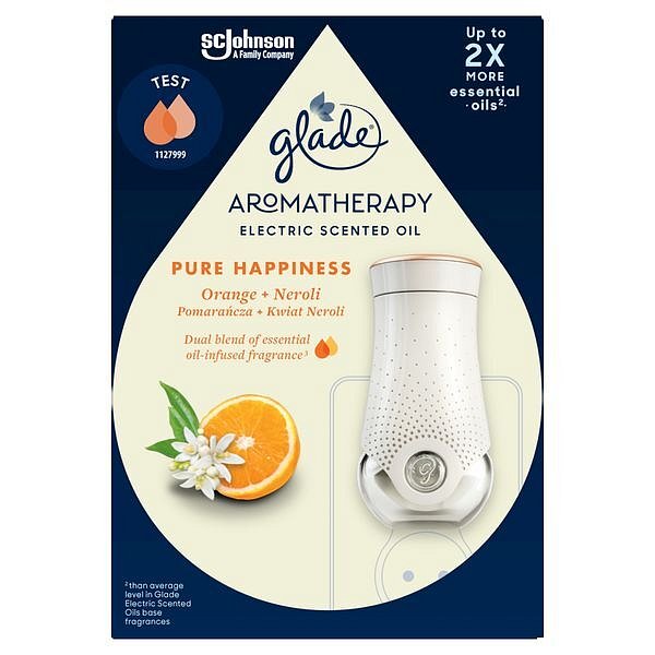 Elektrický osvěžovač vzduchu + náplň Aromatherapy Pure Happiness 20 ml