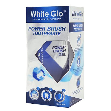 White Glo Zubní pasta Powerbrush na elektrický kartáček 85g