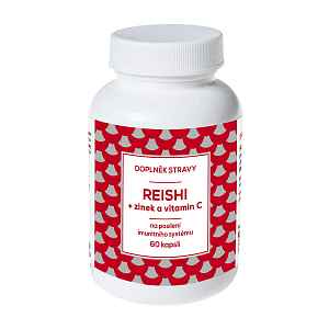 REISHI + Zinek a vitamín C cps.60