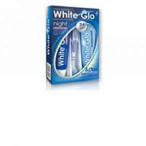 White Glo Noční a denní bělicí zubní pasty + kartáček ZDARMA